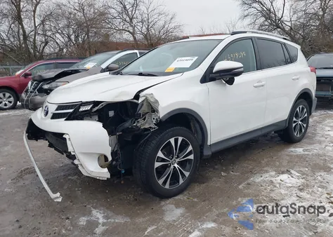 2015 Toyota Rav4 Limited from USA, damaged, VIN 2T3DFREV9FW231475
